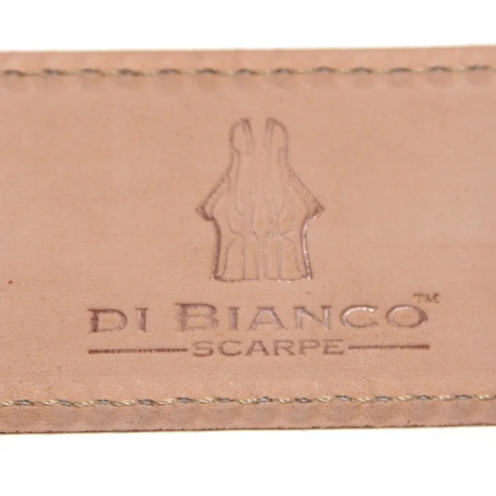 Di Bianco NWT Cut to Size Dress Belt In Solid Gray Cashmere Leather One Size